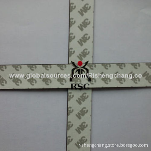 soft pvc magnet which is with self-adhesive, the size can be made according to customers's needs